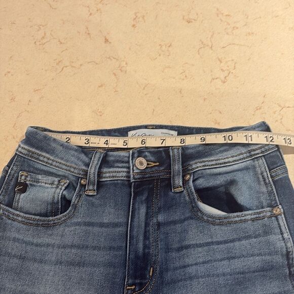 Kancan festival high rise fray hem flare jeans SZ 26 - Picture 9 of 13